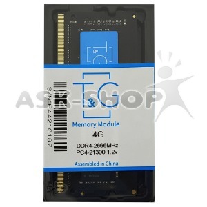 Оперативная память SO-DIMM 4GB DDR4, 2666MHz T&G CL19 1.2V - фото