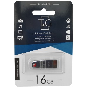 USB 16GB 2.0 T&G 115 metall хром - фото