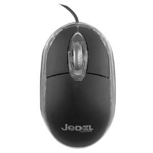 Компьютерная мышка проводная USB Jedel TB220 черная - фото