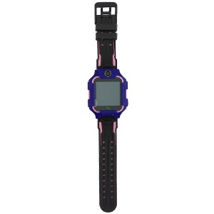 Смарт-часы (Smart watch) 02 детские GPS(LBS) фиолетовые - фото