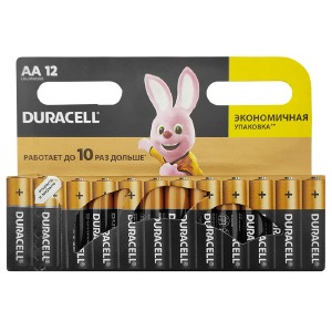 LR06 Батарейки Duracell АА по 12 шт(пальчиковые)/цена за 1 бат. - фото