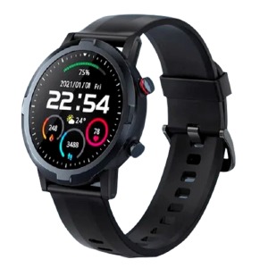Смарт-часы (Smart watch) Xiaomi Haylou LS05S GL (BT5.0/LCD1.28"/IP68/300mAh) черные - фото