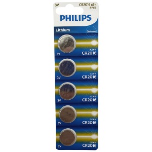 Батарейки CR2016 Philips по 5 шт/цена за 1 бат. - фото