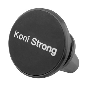 Автодержатель магнитный Koni KS40 (крепление на вентиляцию) черный - фото