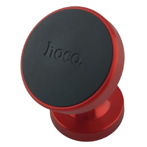 Автодержатель магнитный Hoco CA36 plus (клеевая основа) красный - фото
