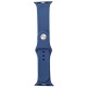 Ремешок для Apple Watch 42/44/45mm силиконовый синий L - фото 1