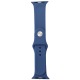 Ремешок для Apple Watch 42/44/45/49mm силиконовый (27) синий L - фото 1