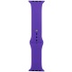 Ремешок для Apple Watch 38/40/41mm силиконовый (44) фиолетово-баклажанный L - фото 1