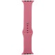 Ремешок для Apple Watch 38/40/41mm силиконовый (39) розовый L - фото 1