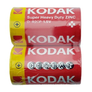 R20 Батарейки Kodak Super HD "D" солевые по 2шт/цена за 1 бат. (24) - фото