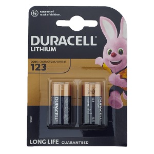 Батарейки CR123/CR123A/CR17345 Duracell литиевые по 2 шт/цена за 1 бат. - фото