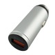 АЗУ USB блочек T05 Metall 2.4A/12/24V/1USB/QC3.0 серое - фото 1