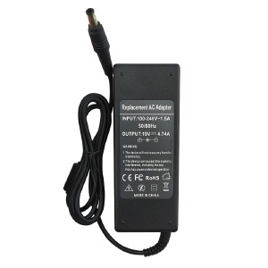 Зарядное устройство для ноутбука Samsung 5.5х3.0mm 19V 4,74A (без кабеля питания) в т.у. - фото