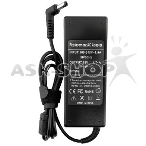 Зарядное устройство для ноутбука Asus/Toshiba/Fujitsu/HP 5.5х2.5mm 19V 4.74A (без кабеля питания) в т.у. - фото