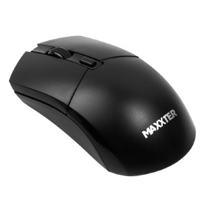 Компьютерная мышка беспроводная Maxxter Mr-403 черная - фото