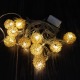 Гирлянда шарик 10 LED/2м/теплый белый G-808 (гарантия 1 нед.) - фото 1
