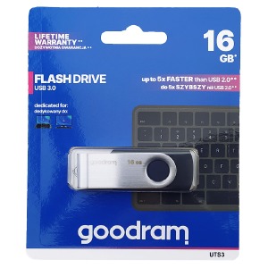 USB 16GB 3.0 Goodram UTS3 черная - фото