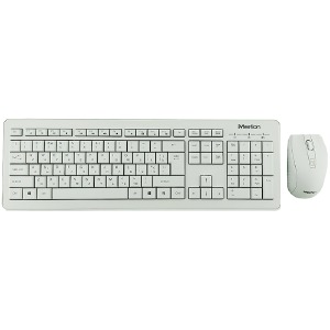 Игровой набор (беспроводные клавиатура+мышь) Meetion MT-C4120 белый - фото