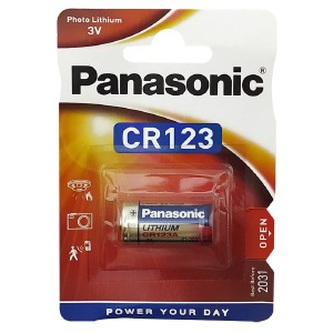 Батарейки CR123 Panasonic по 2 шт/цена за 1 бат. - фото