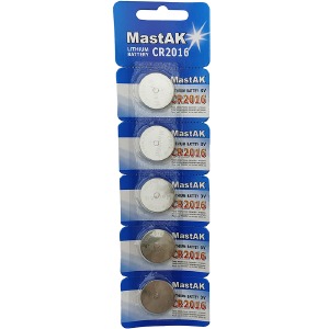 Батарейки CR2016 Mastak литиевые по 5 шт/цена за 1 бат. - фото