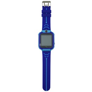 Смарт-часы (Smart watch) Q12 детские GPS (LBS)+камера голубые (ip67, SOS) - фото