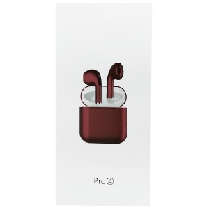 Bluetooth Air Pods Realme Pro4 красные - фото