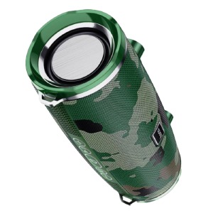 Колонка Hoco BS40 15W/BT5.0/USB/AUX/microSD/FM/2400mAh/ITWS/PX5 23х9,4х9,8см хаки - фото