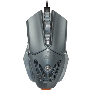 Компьютерная мышка проводная USB игровая Zornwee GX30 серая - фото