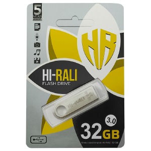 USB 32GB 3.0 Hi-Rali Shuttle стальная - фото