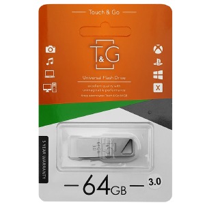 USB 64GB 3.0 T&G 111 Metal стальная - фото