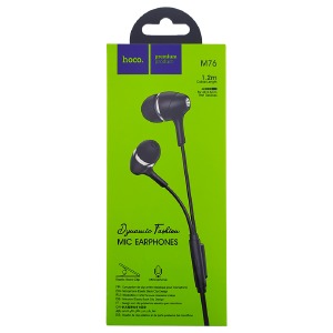 Hands Free 3.5 Hoco M76 черные 1,2м (21) - фото