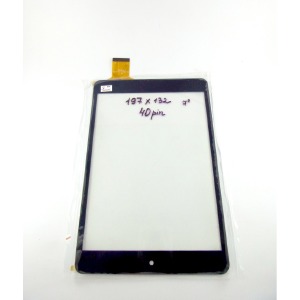 Сенсор (Touchscreen) под планшет Ainol 197*132,  40 pin, черный HOTATOUCH C196131A7-FPC747DR - фото