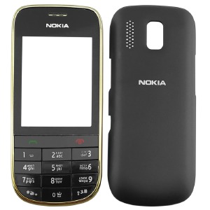Корпус китай Nokia N202 черный - фото