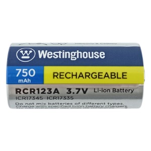 Аккумулятор 17335/RCR123A Westinghouse (USA) 750mA по 5 шт/цена за 1 бат. - фото