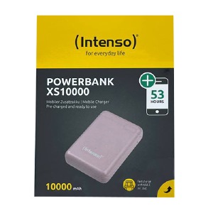 Power bank/Павербанк 10000mA Intenso(ORIG EUROPE) XS10000 PD/Fast Charge/ 3.1A розовый - фото