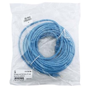 LAN кабель интернет 10м cat5e синий - фото