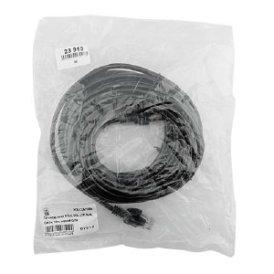 LAN кабель интернет 10м cat5e черный - фото