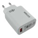 Блочек USB Gerlax A6 3A 20W + PD QC3.0 (MI TURBO CHARGE) белый - фото 1