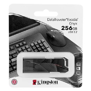 USB 256GB 3.2 Kingston DataTravel Exodia Onyx черная - фото