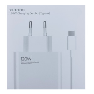 СЗУ Type-C Charging Combo 120W 2в1 белое (Xiaomi design, NO LOGO) - фото
