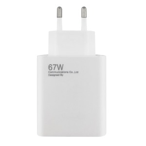 Блочек USB Xiaomi Mi 1USB 67W MiTurbo (NO LOGO)  белый в уп. - фото