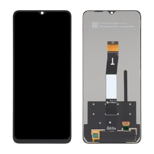 Дисплей для телефона Xiaomi Redmi 12C черный, с тачскрином, модуль - фото