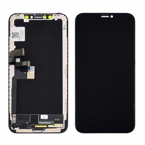 Дисплей для телефона iPhone Х (AMOLED) черный, с тачскрином, модуль - фото