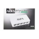 Свитч ALFA S105, 5 портов RJ45, 10/100Mbps, пластик (Realtek 8305IC, 12v) белый - фото 1