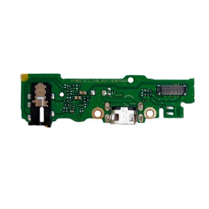 Разъём зарядки (Charger connector) Tecno Camon Pop 4 с нижней платой, микрофоны/элементы - фото