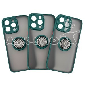 Накладка Goospery Ring iPhone 11 Pro зеленая - фото