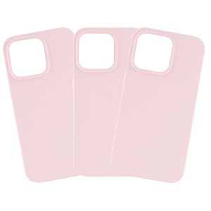 Силикон iPhone 12 Pro Max "Soft touch" Original Sand Pink (19) лого - фото