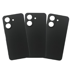 Силикон Xiaomi Redmi 13c/Poco C65 Smitt Soft Black тех.пак - фото