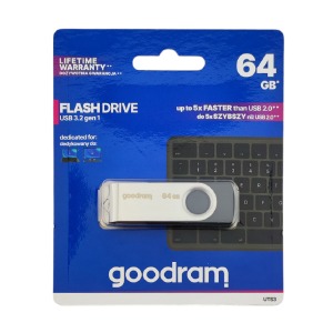 USB 64GB 3.0 Goodram UTS3 черная - фото