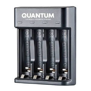 Зарядное для аккумуляторов Quantium QM-BC1040 4 battery slot - фото